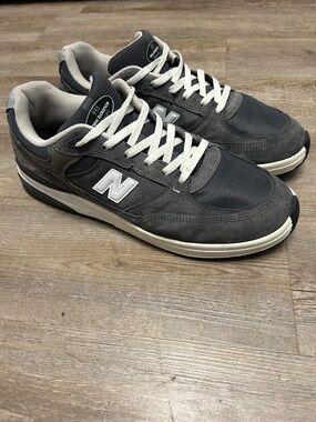 New Balance 993 Numeric x Andrew Reynolds Skate Shoe Gray Suede & Mesh Sneakers